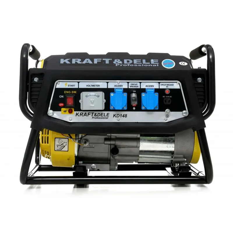 Бензиновый генератор Kraft&Dele KD148 3500W 12/230V